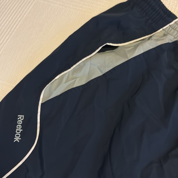 Reebok Dark Blue and Light Gray Sports Shorts - Picture 2 of 3